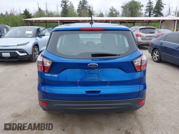 2018 Ford Escape S with VIN 1FMCU0F77JUB44916, listed as a IAAI auction lot 42136740 with 111,362 mi miles and . Bid and sale history available at carsss.com. Image 16.