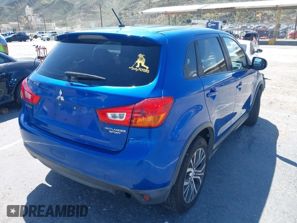 2016 Mitsubishi Outlander Sport 2.0 ES with VIN JA4AP3AU0GZ064591, listed as a IAAI auction lot 41955956 with 110,443 mi miles. Bid and sale history available at carsss.com. Image 4.