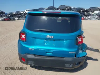 2020 Jeep Renegade Latitude with VIN ZACNJAB10LPM09870, listed as a IAAI auction lot 42063390 with 59,201 mi miles. Bid and sale history available at carsss.com. Image 16.