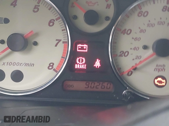 2002 Mazda MX-5 Miata Cloth z VIN JM1NB353420221527, wystawiony jako IAAI lot #41909623 z przebiegiem 90 260 mil mil oraz . Historia ofert i sprzedaży dostępna na DreamBid. Obrazek 7.