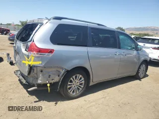 2012 Toyota Sienna XLE AAS with VIN 5TDYK3DC1CS204598, listed as a Copart auction lot 62293015 with 76,108 mi miles and Salvage title. Bid and sale history available at DreamBid. Image 3.