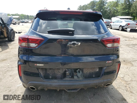 2021 Chevrolet TrailBlazer RS with VIN KL79MTSL3MB157663, listed as a Copart auction lot 55163974 with 24,296 mi miles and Salvage Title. Bid and sale history available at DreamBid. Image 6.