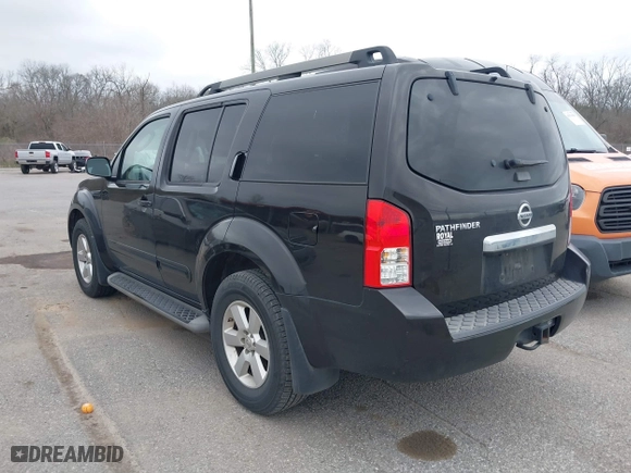 2012 Nissan Pathfinder LE with VIN 5N1AR1NN3CC623633, listed as a IAAI auction lot 41555680 with 111,092 mi miles. Bid and sale history available at carsss.com. Image 3.