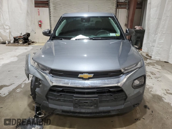 2021 Chevrolet TrailBlazer LS with VIN KL79MMS22MB020601, listed as a Copart auction lot 80988843 with 48,664 mi miles. Bid and sale history available at carsss.com. Image 5.