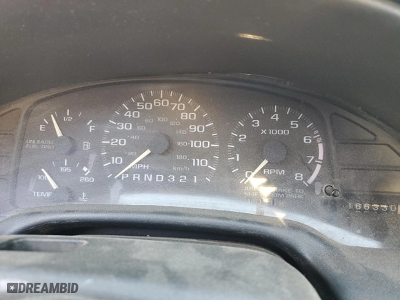 1997 Chevrolet Cavalier LS with VIN 1G1JF524XV7266682, listed as a Copart auction lot 86581244 with 166,330 mi miles and Salvage Title. Bid and sale history available at carsss.com. Image 9.