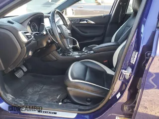 2017 Infiniti QX30 Sport with VIN SJKCH5CP3HA022850, listed as a Copart auction lot 48744715 with 52,875 mi miles and Salvage title. Bid and sale history available at DreamBid. Image 7.