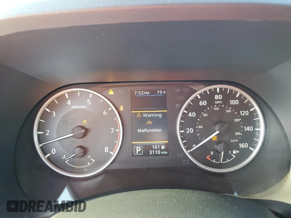 2025 Nissan Sentra S with VIN 3N1AB8BV0SY231370, listed as a Copart auction lot 55806415 with 3,110 mi miles and Salvage Title. Bid and sale history available at DreamBid. Image 9.