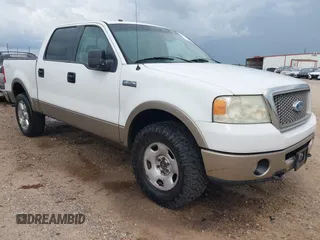 2006 Ford F-150 XLT with VIN 1FTPW14556FA10893, listed as a IAAI auction lot 42475068 with 173,073 mi miles and . Bid and sale history available at DreamBid. Image 1.
