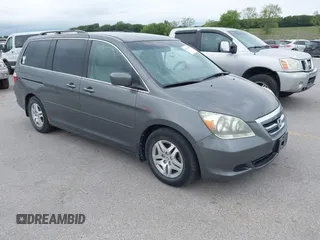 2007 Honda Odyssey EX with VIN 5FNRL38457B130388, listed as a IAAI auction lot 42719948 with 197,439 mi miles and . Bid and sale history available at DreamBid. Image 1.
