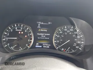 2023 Infiniti Q50 Luxe with VIN JN1EV7BR0PM542376, listed as a IAAI auction lot 41215300 with 25,792 mi miles and . Bid and sale history available at DreamBid. Image 7.