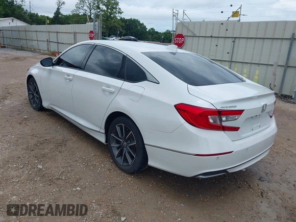 2021 Honda Accord EX-L with VIN 1HGCV1F54MA081514, listed as a IAAI auction lot 42516394 with 54,130 mi miles and . Bid and sale history available at DreamBid. Image 3.