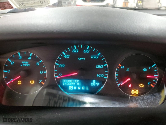 2012 Chevrolet Impala LT Fleet with VIN 2G1WG5E3XC1258940, listed as a Copart auction lot 50191665 with 143,899 mi miles and Clean Title. Bid and sale history available at carsss.com. Image 9.
