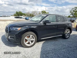 2021 Audi Q5 Premium with VIN WA1AAAFY6M2002134, listed as a Copart auction lot 49894435 with 73,186 mi miles and Salvage Title. Bid and sale history available at carsss.com. Image 1.