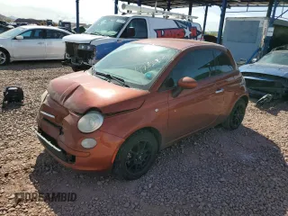2015 FIAT 500 Pop with VIN 3C3CFFAR0FT545479, listed as a Copart auction lot 51787745 with 134,223 mi miles and Salvage Title. Bid and sale history available at carsss.com. Image 1.