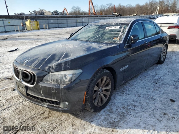 2009 BMW 7 Series 750Li with VIN WBAKB83589CY59533, listed as a Copart auction lot 42197165 with 169,212 mi miles and Clean Title. Bid and sale history available at carsss.com. Image 1.