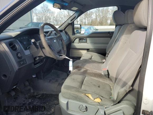 2013 Ford F-150 XL with VIN 1FTNF1CF0DKE06901, listed as a Copart auction lot 47485325 with 295,340 mi miles and Salvage Title. Bid and sale history available at carsss.com. Image 7.