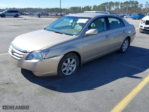 2007 Toyota Avalon XL with VIN 4T1BK36B27U204620, listed as a IAAI auction lot 41807607 with 57,386 mi miles. Bid and sale history available at carsss.com. Image 2.