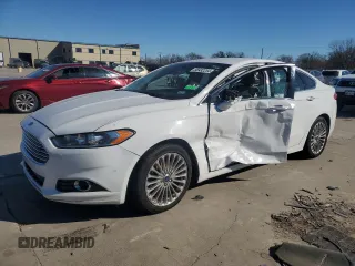 2016 Ford Fusion Titanium with VIN 3FA6P0K98GR208001, listed as a Copart auction lot 86932254 with 0 mi miles and Salvage Title. Bid and sale history available at carsss.com. Image 1.