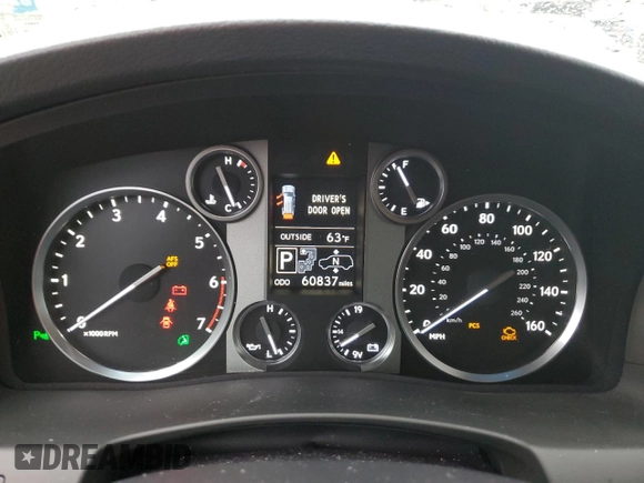 2015 Lexus LX 570 with VIN JTJHY7AX7F4186473, listed as a Copart auction lot 38514814 with 60,837 mi miles and . Bid and sale history available at DreamBid. Image 9.
