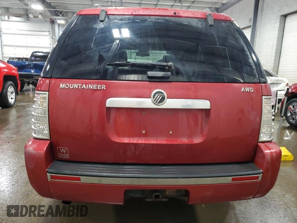 2006 Mercury Mountaineer Luxury with VIN 4M2EU47E76UJ18187, listed as a Copart auction lot 45686175 with 196,841 mi miles and Salvage Title. Bid and sale history available at carsss.com. Image 6.