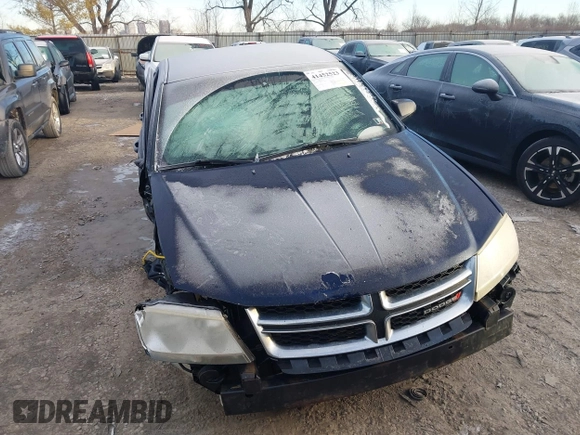 2013 Dodge Avenger SE with VIN 1C3CDZAB1DN665198, listed as a IAAI auction lot 41452523 with 144,249 mi miles. Bid and sale history available at carsss.com. Image 13.