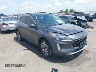 2020 Ford Escape Titanium with VIN 1FMCU9J94LUB19570, listed as a IAAI auction lot 42134031 with 110,248 mi miles and . Bid and sale history available at DreamBid. Image 1.