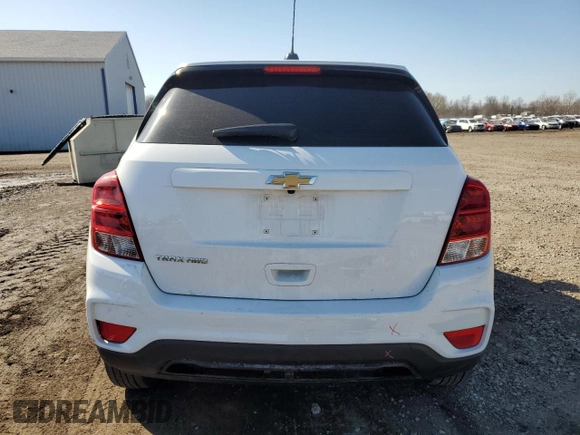 2021 Chevrolet Trax LS with VIN KL7CJNSB6MB349841, listed as a Copart auction lot 48865625 with 33,936 mi miles and Salvage Title. Bid and sale history available at carsss.com. Image 6.