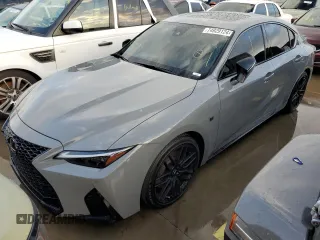 2022 Lexus IS 500 F Sport Performance Launch Edition with VIN JTHUP1D22N5001187, listed as a Copart auction lot 74929124 with 14,281 mi miles and Non repairable. Bid and sale history available at DreamBid. Image 1.
