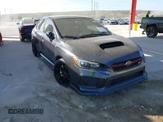 2019 Subaru WRX STI with VIN JF1VA2S67K9821617, listed as a IAAI auction lot 41480430 with 26,784 mi miles. Bid and sale history available at carsss.com. Image 1.