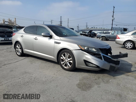 2013 Kia Optima EX with VIN 5XXGN4A78DG181677, listed as a Copart auction lot 61037675 with 125,600 mi miles and Salvage title. Bid and sale history available at DreamBid. Image 4.