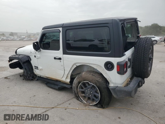 2021 Jeep Wrangler 80th Anniversary with VIN 1C4HJXAG1MW721452, listed as a Copart auction lot 62349904 with 40,677 mi miles and Salvage Title. Bid and sale history available at DreamBid. Image 2.