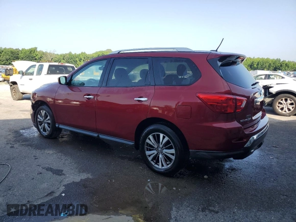 2018 Nissan Pathfinder SL with VIN 5N1DR2MM9JC668472, listed as a Copart auction lot 61376505 with 127,250 mi miles and Salvage title. Bid and sale history available at DreamBid. Image 2.