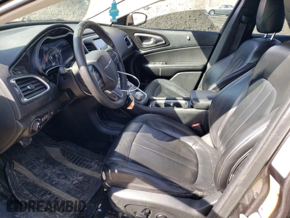 2015 Chrysler 200 C with VIN 1C3CCCCG9FN513908, listed as a Copart auction lot 50049225 with 135,742 mi miles and Salvage Title. Bid and sale history available at carsss.com. Image 7.