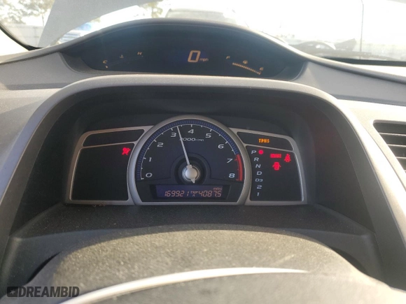 2010 Honda Civic Sdn DX-VP with VIN 19XFA1F34AE084458, listed as a Copart auction lot 48209195 with 169,921 mi miles and Salvage Title. Bid and sale history available at carsss.com. Image 9.