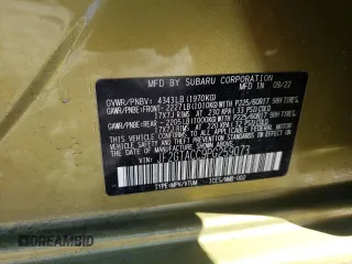 2023 Subaru Crosstrek Premium с VIN JF2GTACC9PG259073, выставлен на аукционе Copart как лот 46445065 с пробегом 27 228 миль миль и Списание • Salvage title. История ставок и продаж доступна на DreamBid. Изображение 12.