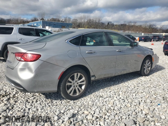2015 Chrysler 200 Limited with VIN 1C3CCCAB3FN576610, listed as a Copart auction lot 80005224 with 156,369 mi miles and Salvage Title. Bid and sale history available at carsss.com. Image 3.