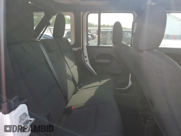 2021 Jeep Wrangler Unlimited Sport S with VIN 1C4HJXDG3MW583165, listed as a Copart auction lot 57218275 with 74,353 mi miles and Salvage title. Bid and sale history available at DreamBid. Image 11.