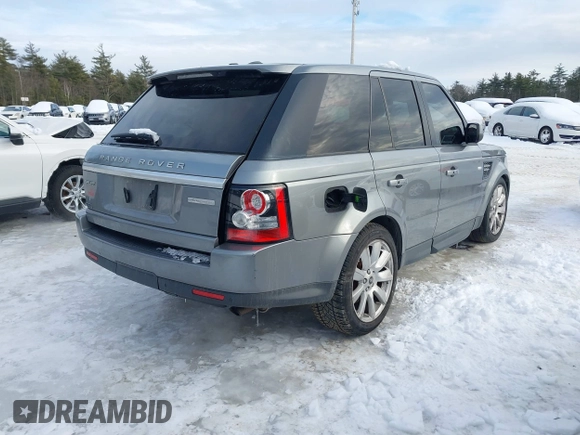 2013 Land Rover Range Rover Sport HSE LUX with VIN SALSK2D49DA781170, listed as a IAAI auction lot 41590352 with 133,560 mi miles. Bid and sale history available at carsss.com. Image 4.