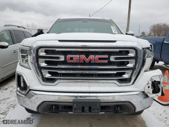 2019 GMC Sierra 1500 SLT with VIN 3GTU9DEL1KG185837, listed as a Copart auction lot 82670114 with 66,534 mi miles and Salvage Title. Bid and sale history available at carsss.com. Image 5.