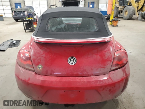 2013 Volkswagen Beetle 2.5L with VIN 3VW5P7AT6DM828881, listed as a Copart auction lot 49678935 with 148,576 mi miles and Salvage Title. Bid and sale history available at DreamBid. Image 6.