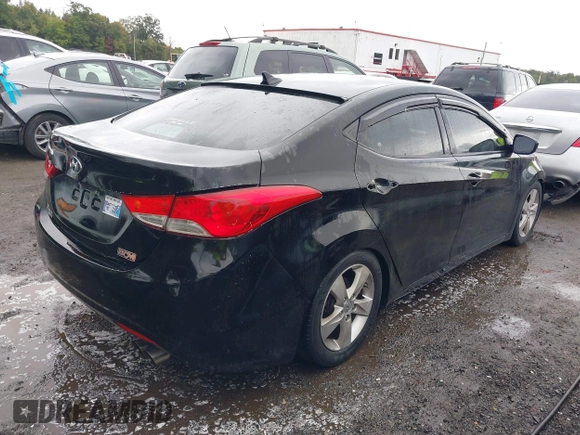 2012 Hyundai Elantra Limited with VIN KMHDH4AE0CU288395, listed as a IAAI auction lot 40462553 with 108,367 mi miles. Bid and sale history available at carsss.com. Image 4.