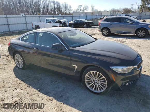 2014 BMW 4 Series 428i xDrive with VIN WBA3N5C54EF717425, listed as a Copart auction lot 47922525 with 129,132 mi miles and Clean Title. Bid and sale history available at DreamBid. Image 4.