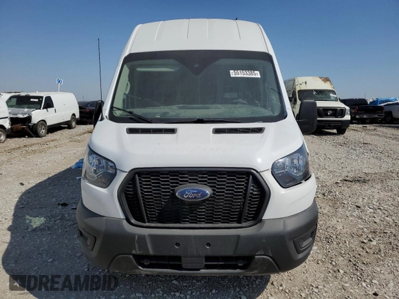 2021 Ford Transit Cargo with VIN 1FTBR1X8XMKA57008, listed as a Copart auction lot 57188105 with 61,993 mi miles and Clean title. Bid and sale history available at DreamBid. Image 5.