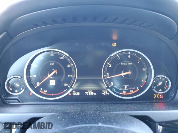2016 BMW X6 xDrive50i with VIN 5UXKU6C59G0S82414, listed as a Copart auction lot 46219425 with 77,359 mi miles and Salvage Title. Bid and sale history available at carsss.com. Image 9.