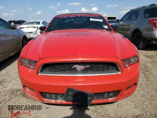 2014 Ford Mustang V6 with VIN 1ZVBP8EMXE5215679, listed as a Copart auction lot 47837345 with 137,881 mi miles and Salvage Title. Bid and sale history available at carsss.com. Image 5.