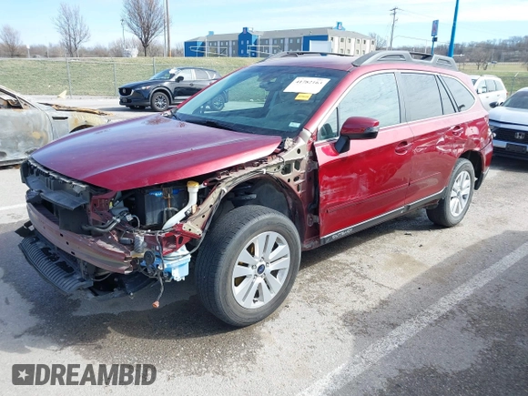 2017 Subaru Outback Premium with VIN 4S4BSAFCXH3272281, listed as a IAAI auction lot 41782163 with 88,563 mi miles and . Bid and sale history available at DreamBid. Image 19.