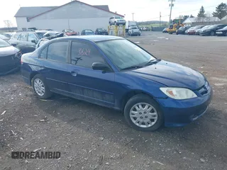 2004 Honda Civic LX z VIN 2HGES16524H511284, wystawiony jako IAAI lot #41933824 z przebiegiem 68 954 mil mil oraz . Historia ofert i sprzedaży dostępna na DreamBid. Obrazek 1.