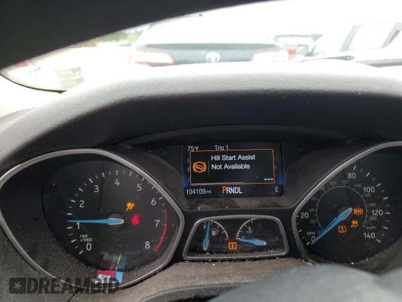 2016 Ford Focus SE with VIN 1FADP3F21GL354227, listed as a Copart auction lot 52553064 with 104,109 mi miles and Salvage Title. Bid and sale history available at carsss.com. Image 9.