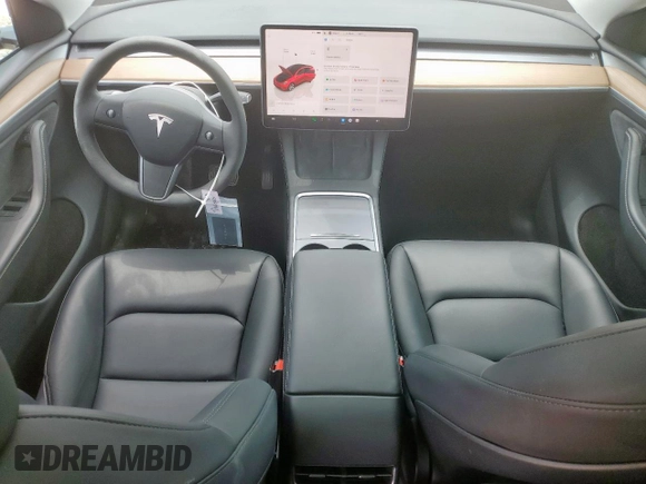 2024 Tesla Model Y Long Range with VIN 7SAYGDEE3RA224498, listed as a Copart auction lot 60441175 with 19,081 mi miles and Clean title. Bid and sale history available at DreamBid. Image 8.