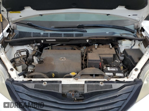 2012 Toyota Sienna with VIN 5TDZK3DC2CS272641, listed as a Copart auction lot 53378905 with 115,153 mi miles and Salvage title. Bid and sale history available at DreamBid. Image 12.